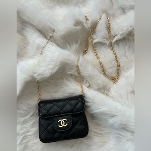 Mini card holder on chain